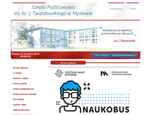 Tablet Screenshot of gimnazjummyslow.pl